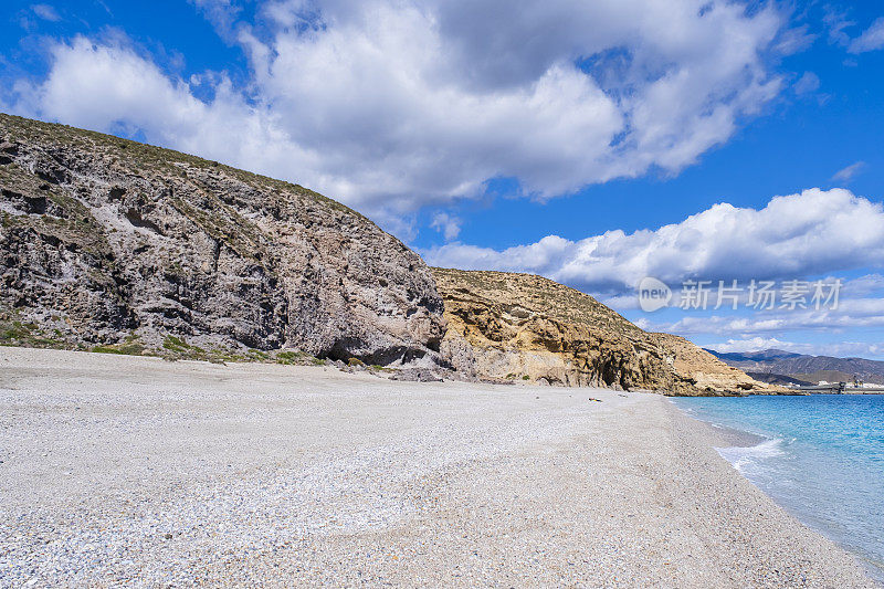 Playa de Los Muertos, Cabo de Gata-Níjar自然保护区的海滩之一-西班牙